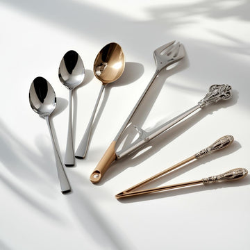 Serving Spoon & Tongs