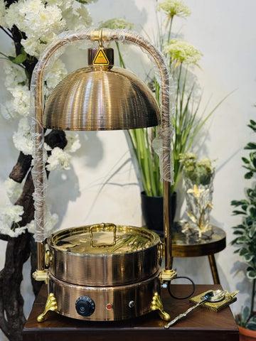 Electric Chafing Dish With Lamp Warmer