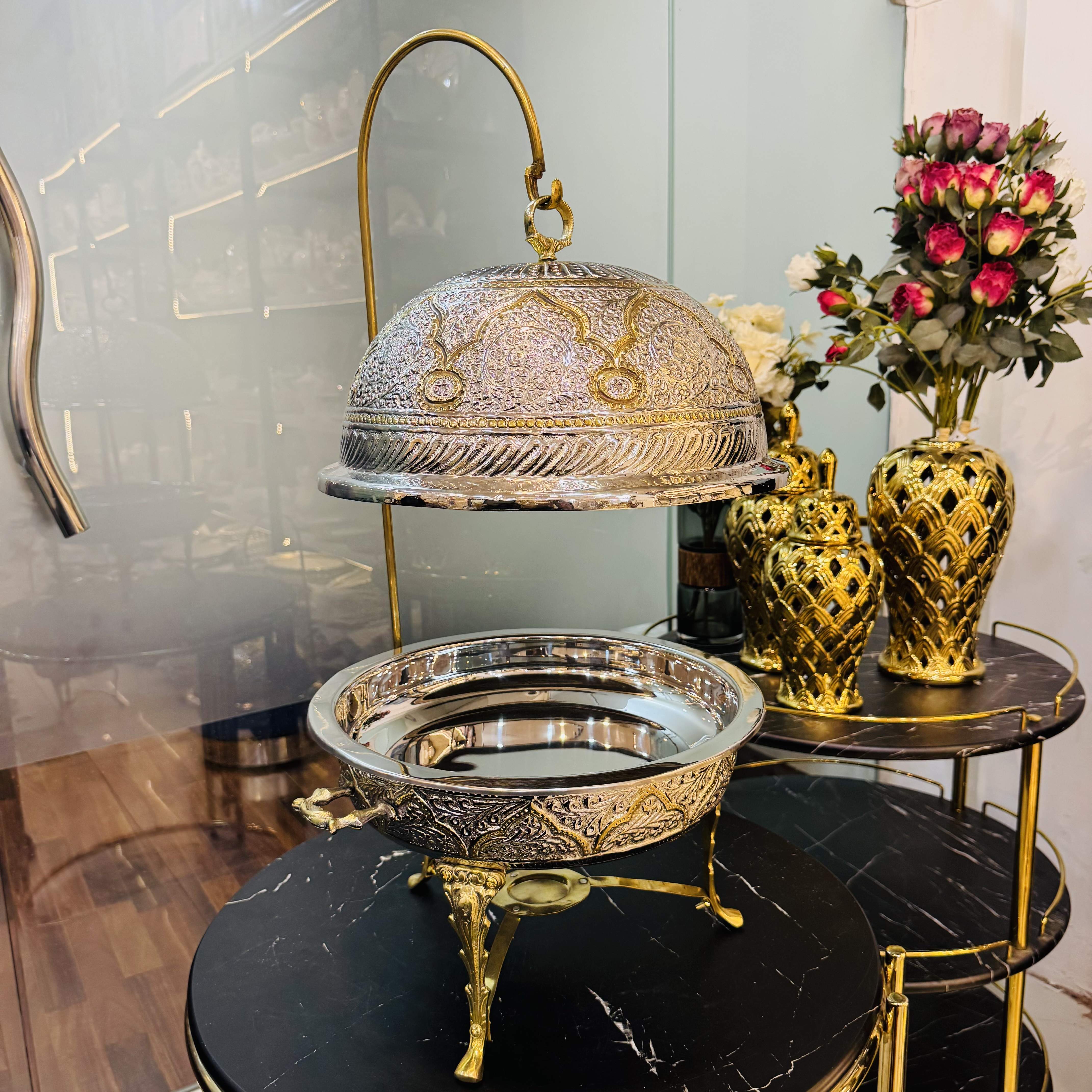 Round Dome Double Tone Plain Stands