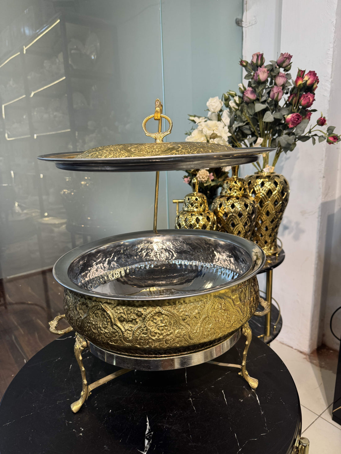 Brass Handi With Stand