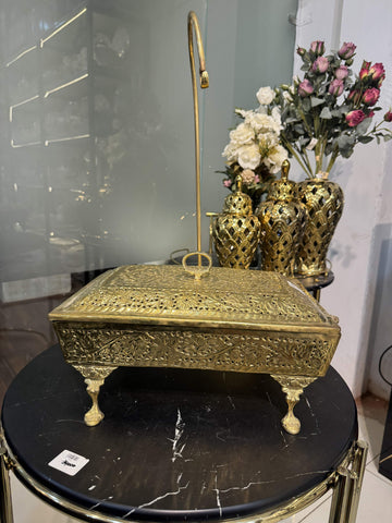 Brass Rectangle Serving Dish