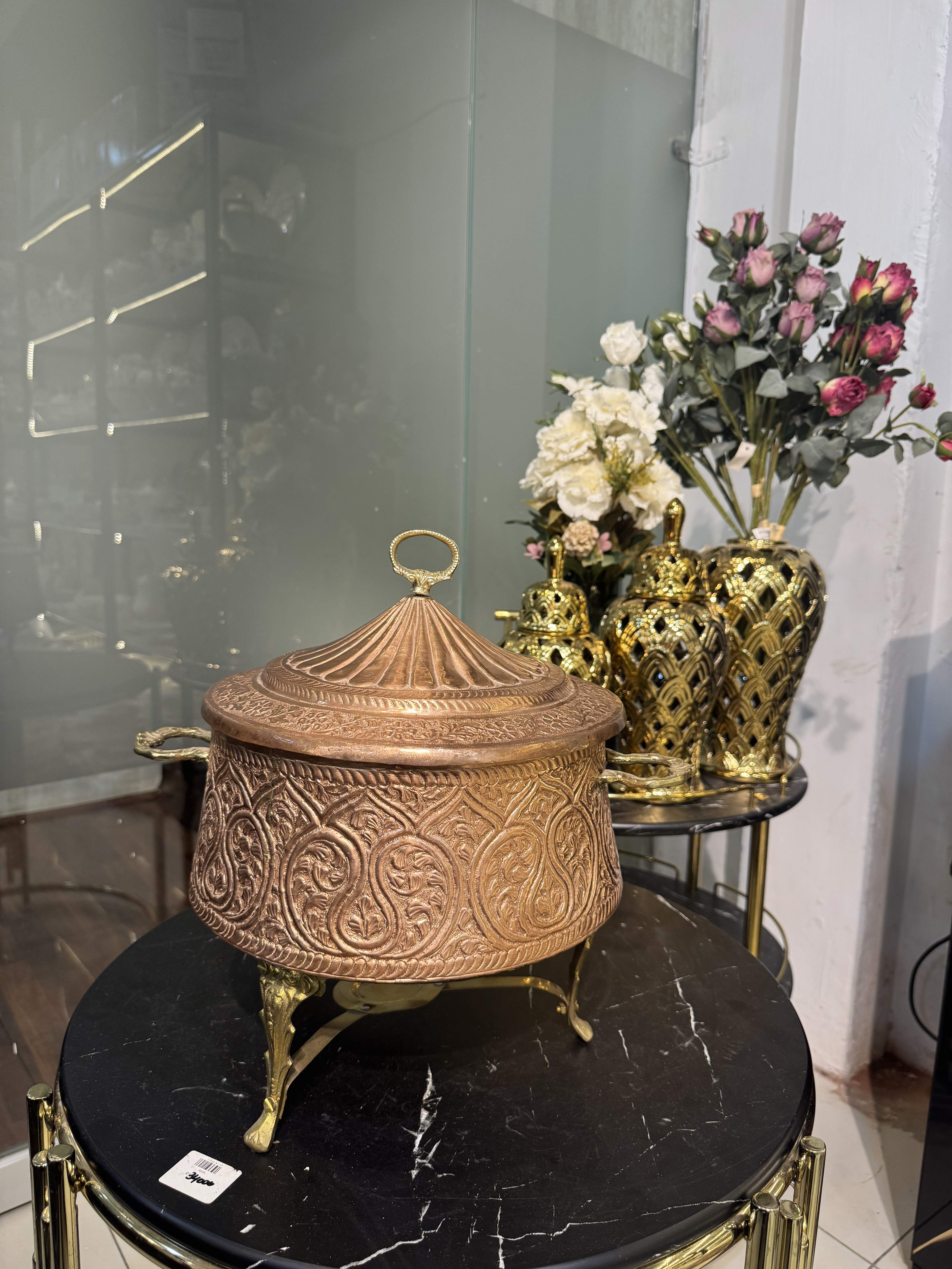 Copper Serving Pot