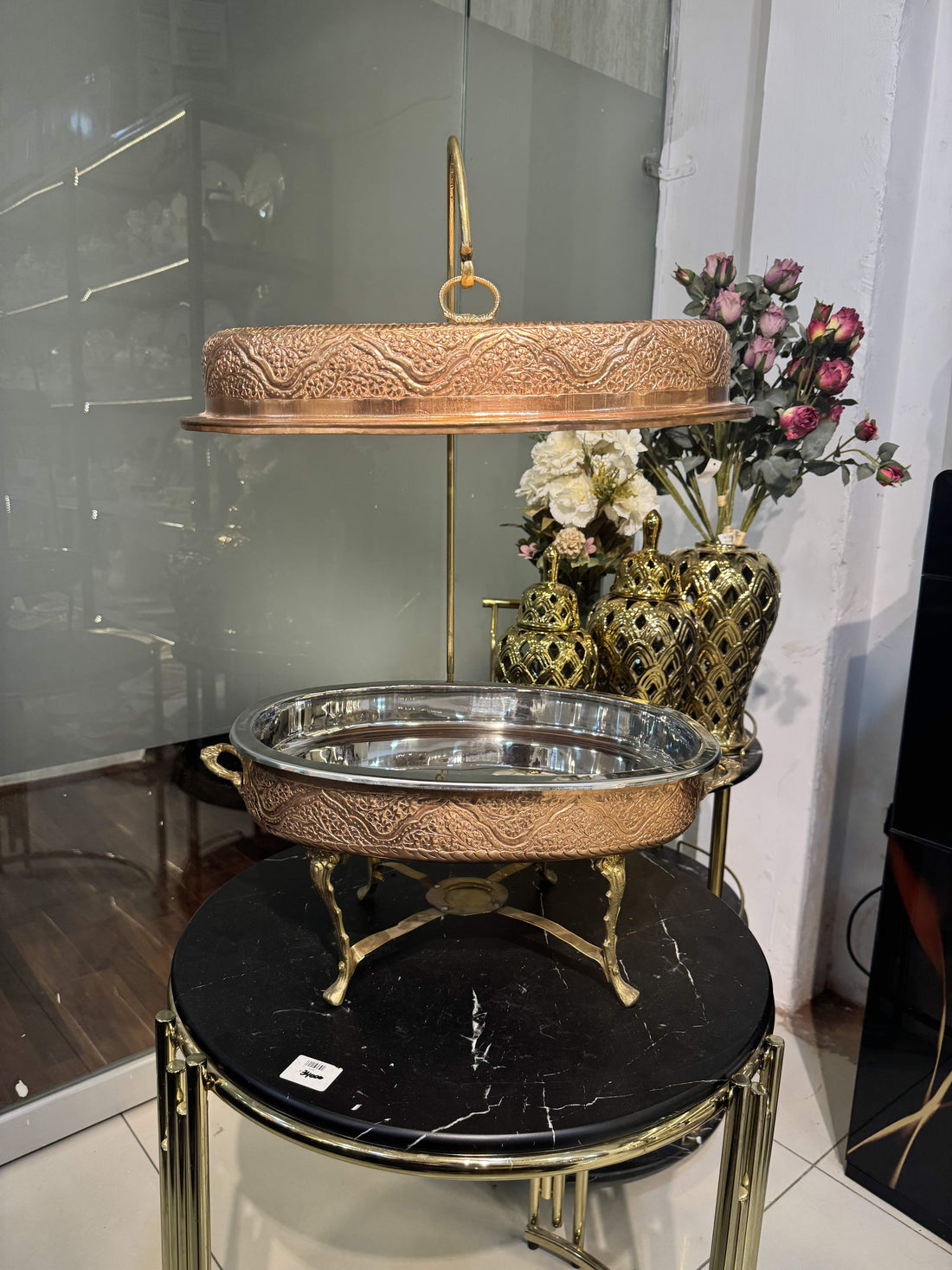 Copper Oval Dish