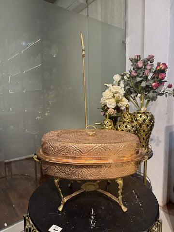 Copper Oval Dish