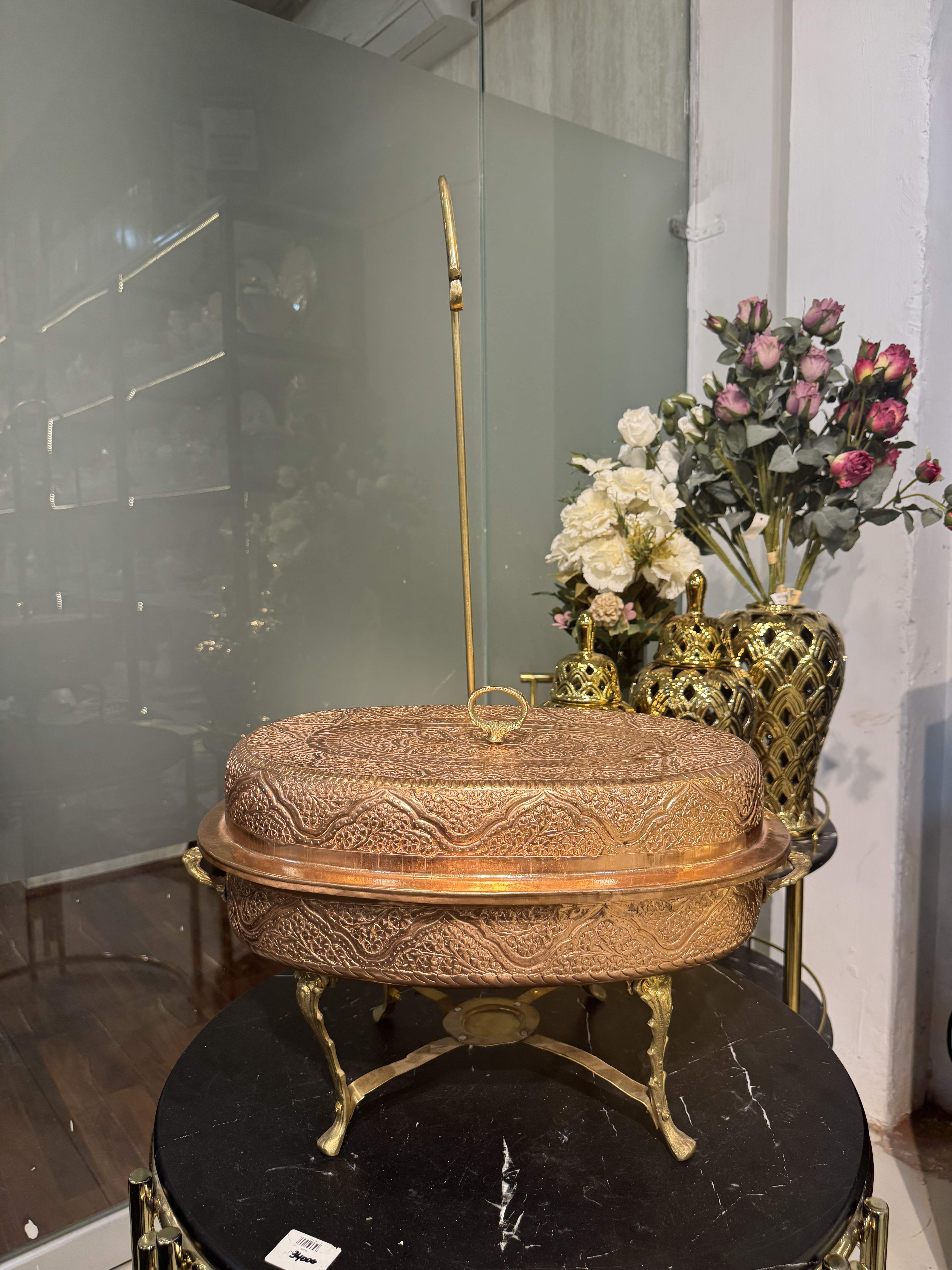 Copper Oval Dish