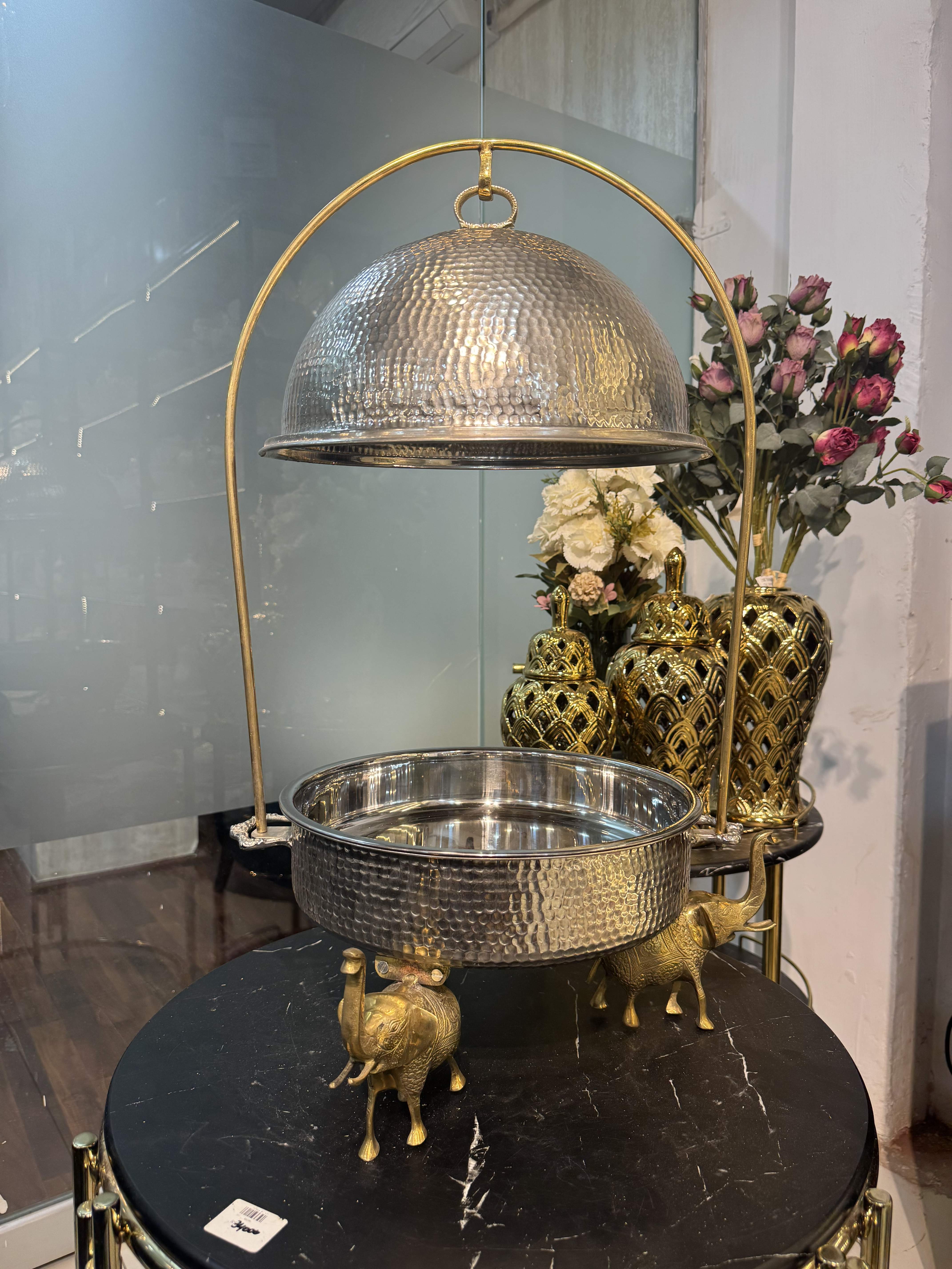 Silver Round Dish