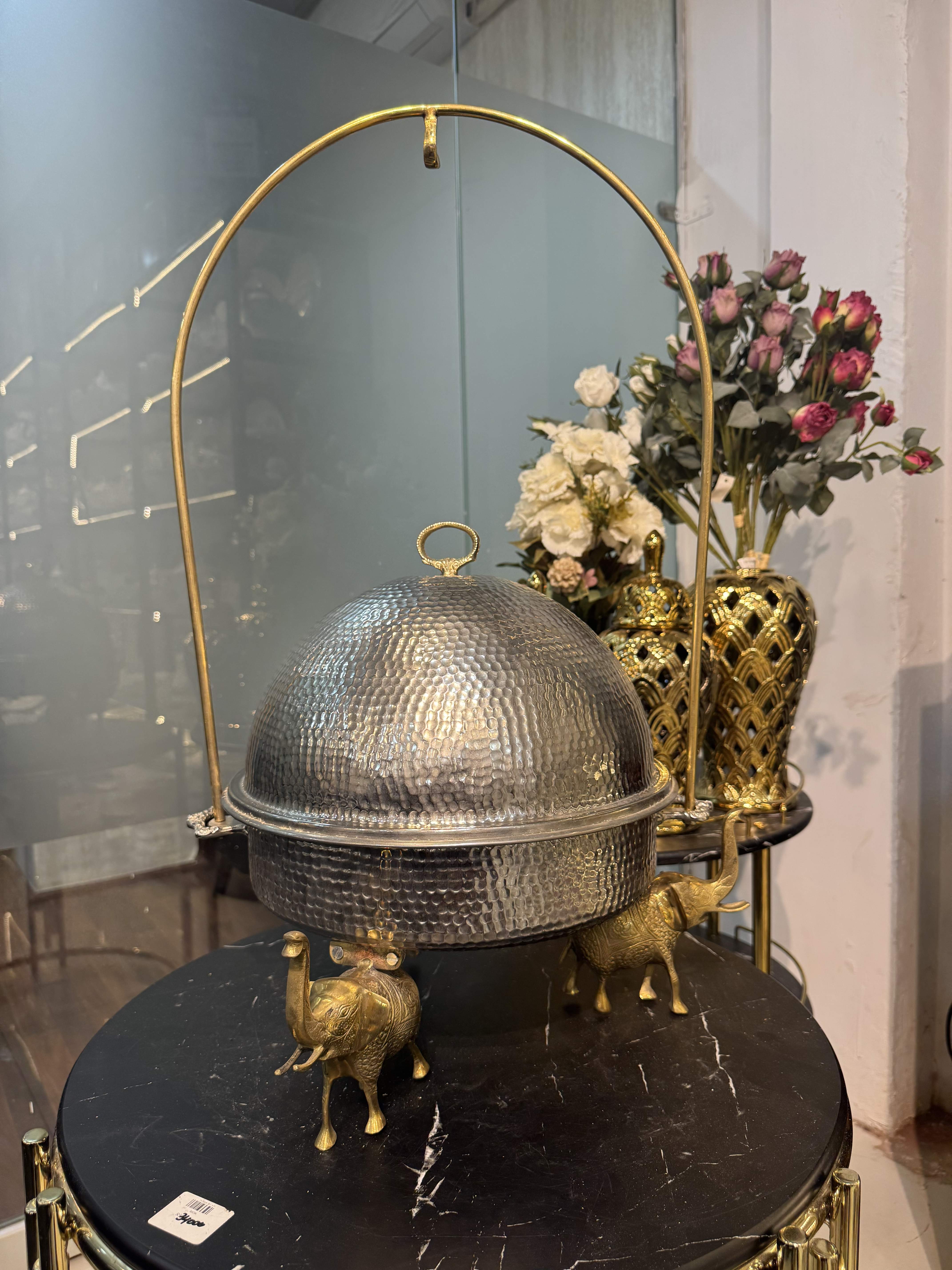 Silver Round Dish