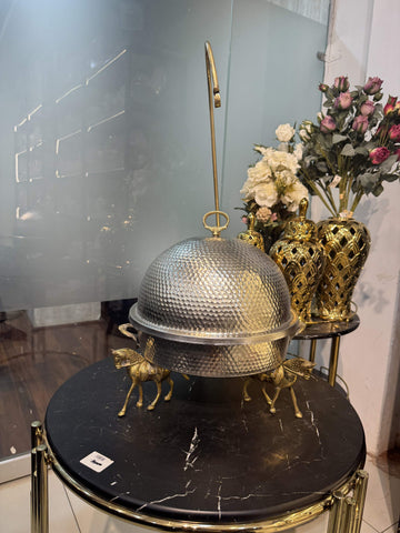 Silver Round Dish