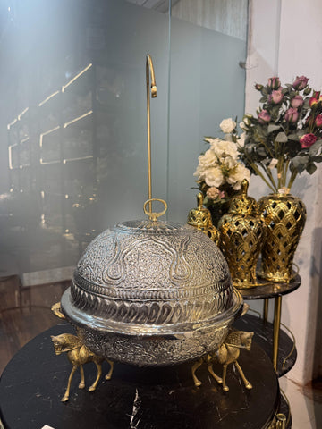 Silver Round Dish