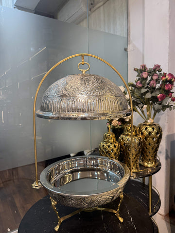Silver Round Dish