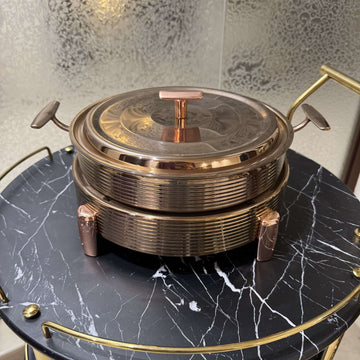 Copper Pot With Burner