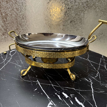 Oval Dish With Stand