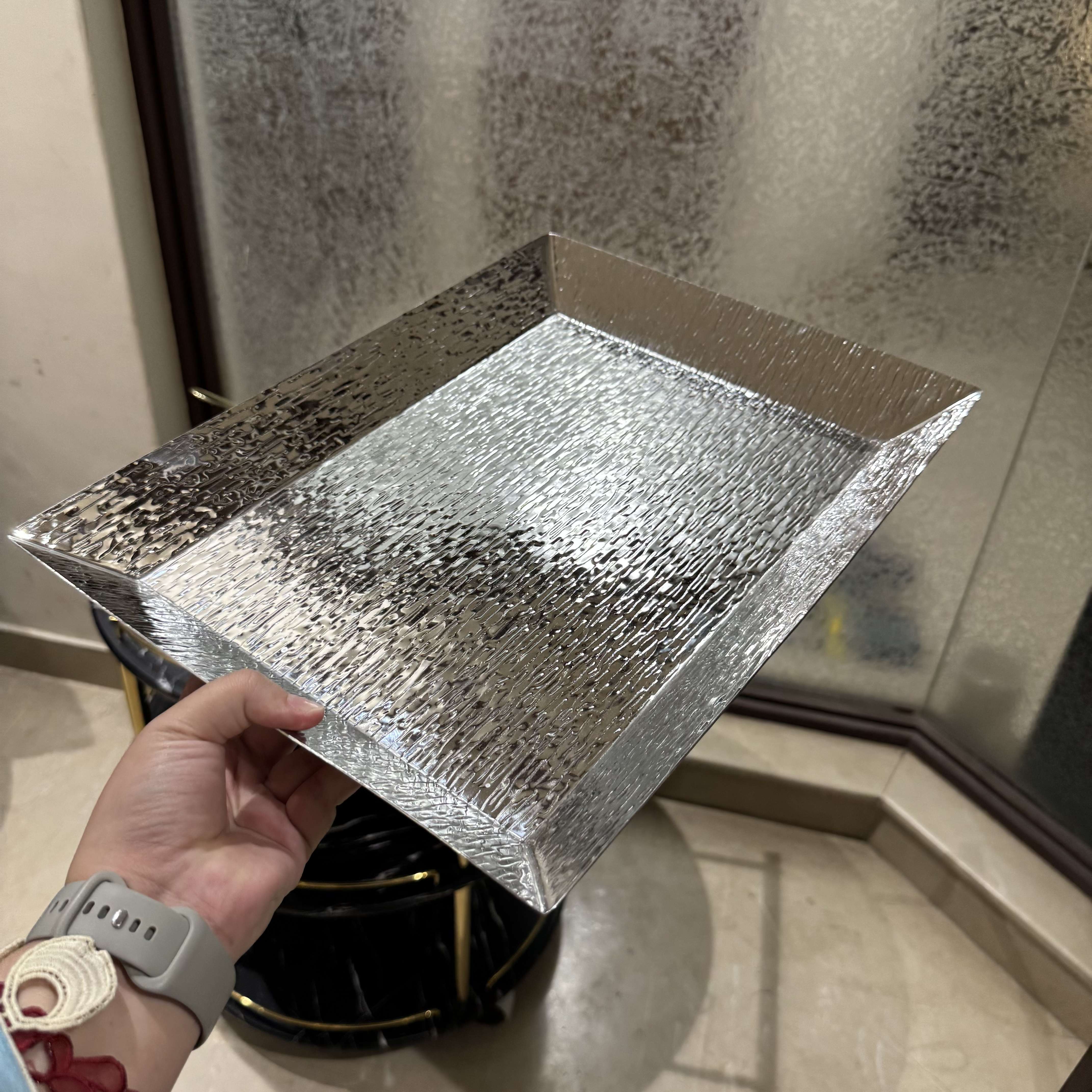 Silver Rect Dish