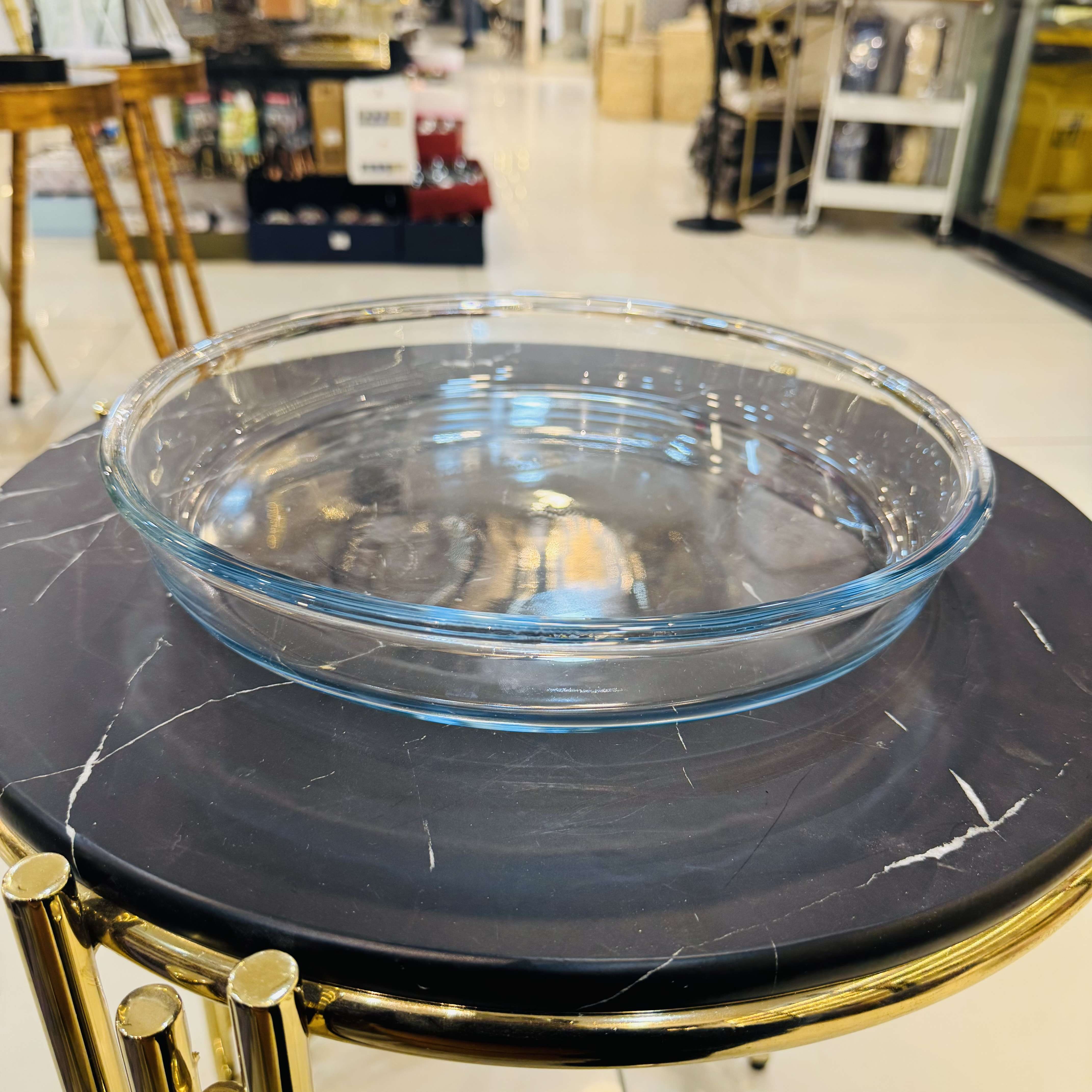 Glass Dish Round Large