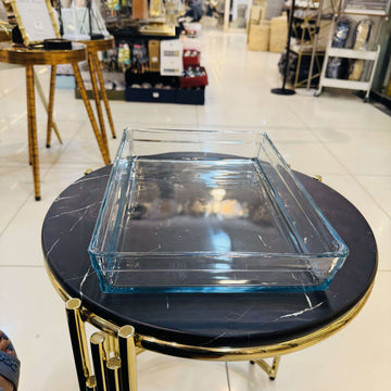 Glass Rect Dish Large