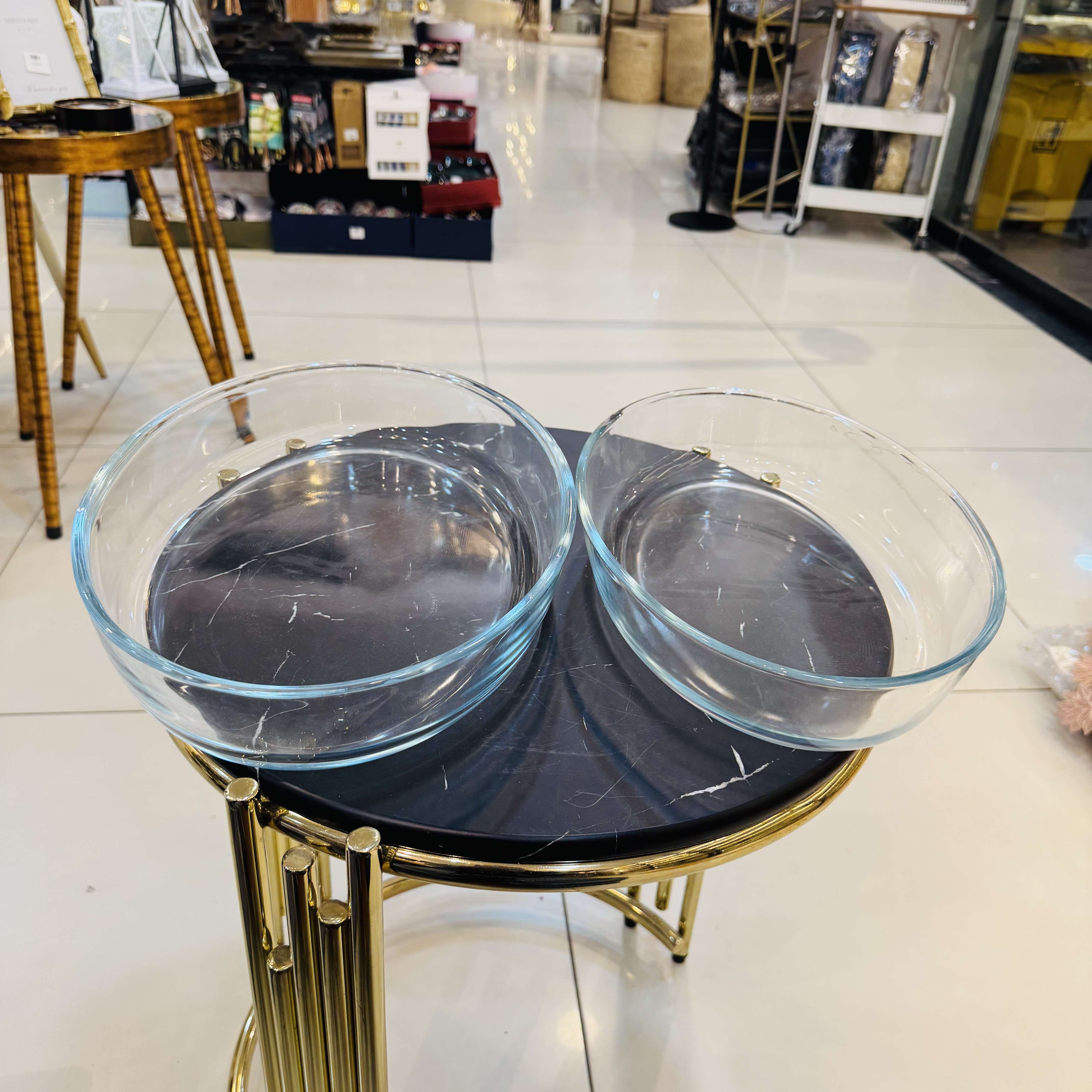 Glass Oval Dish