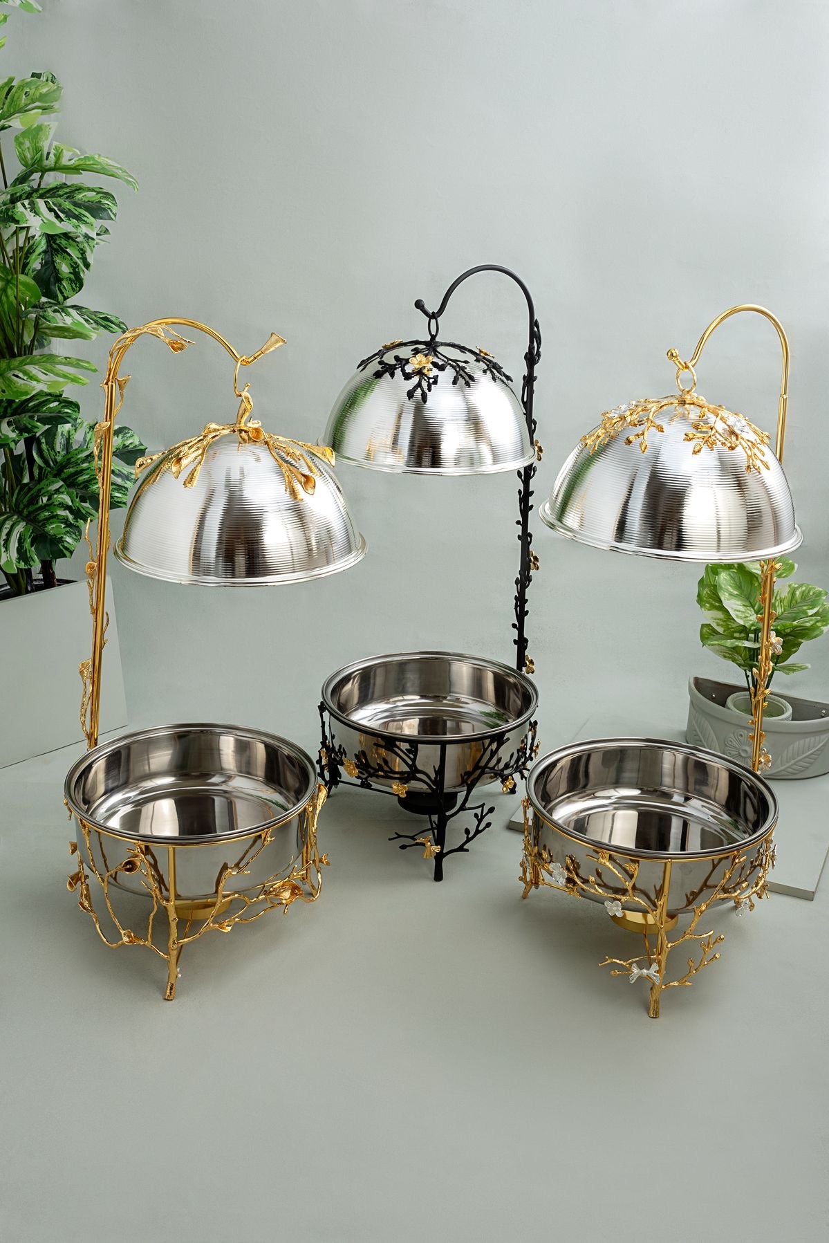 Oak Chafing Dish