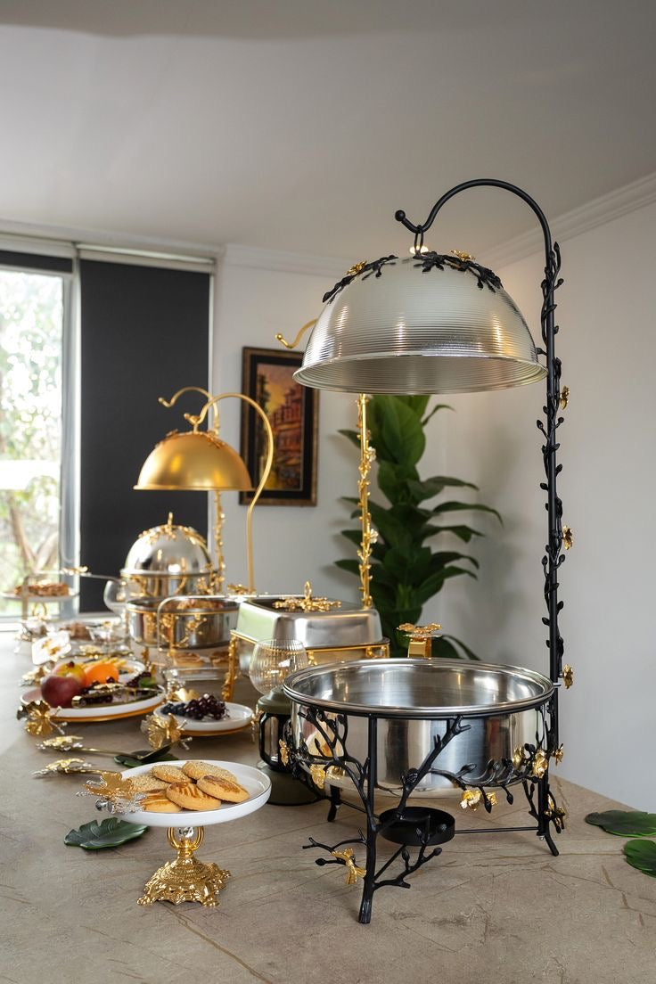 Oak Chafing Dish