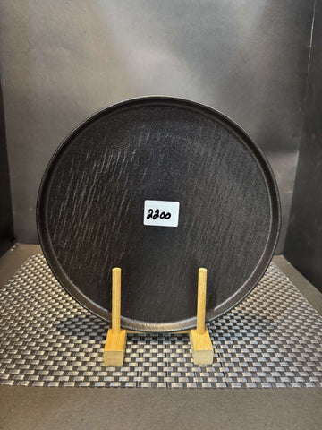 Black Dinner Plate