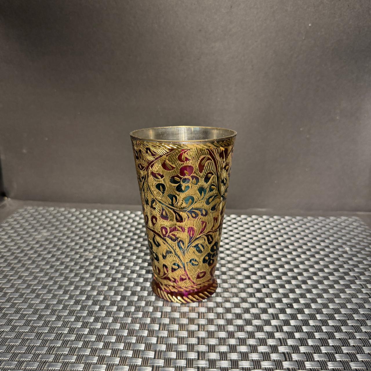 Brass Glass Colourful