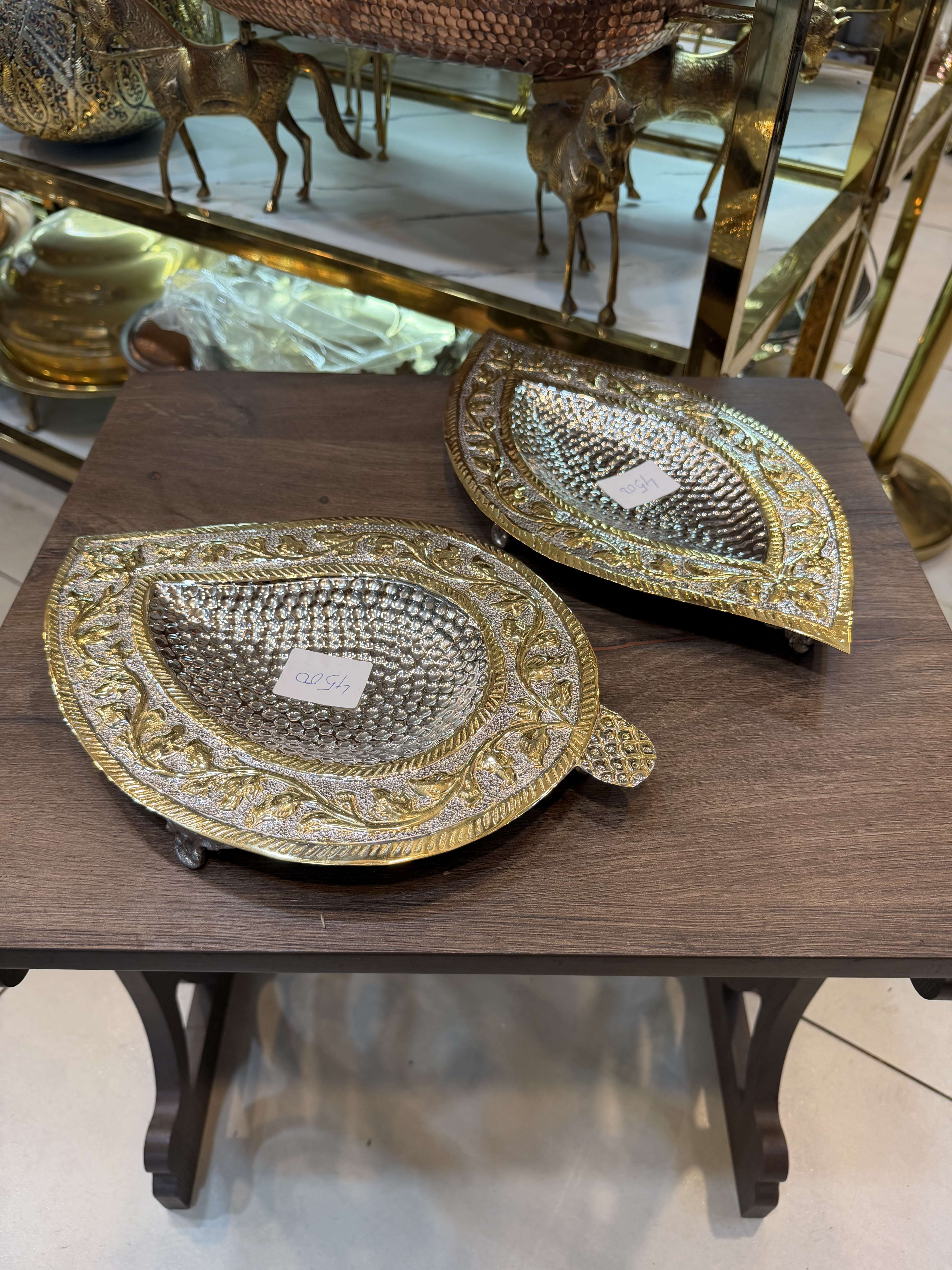 Brass Leaf Dish
