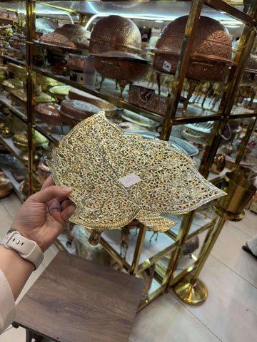 Brass Leaf Dish