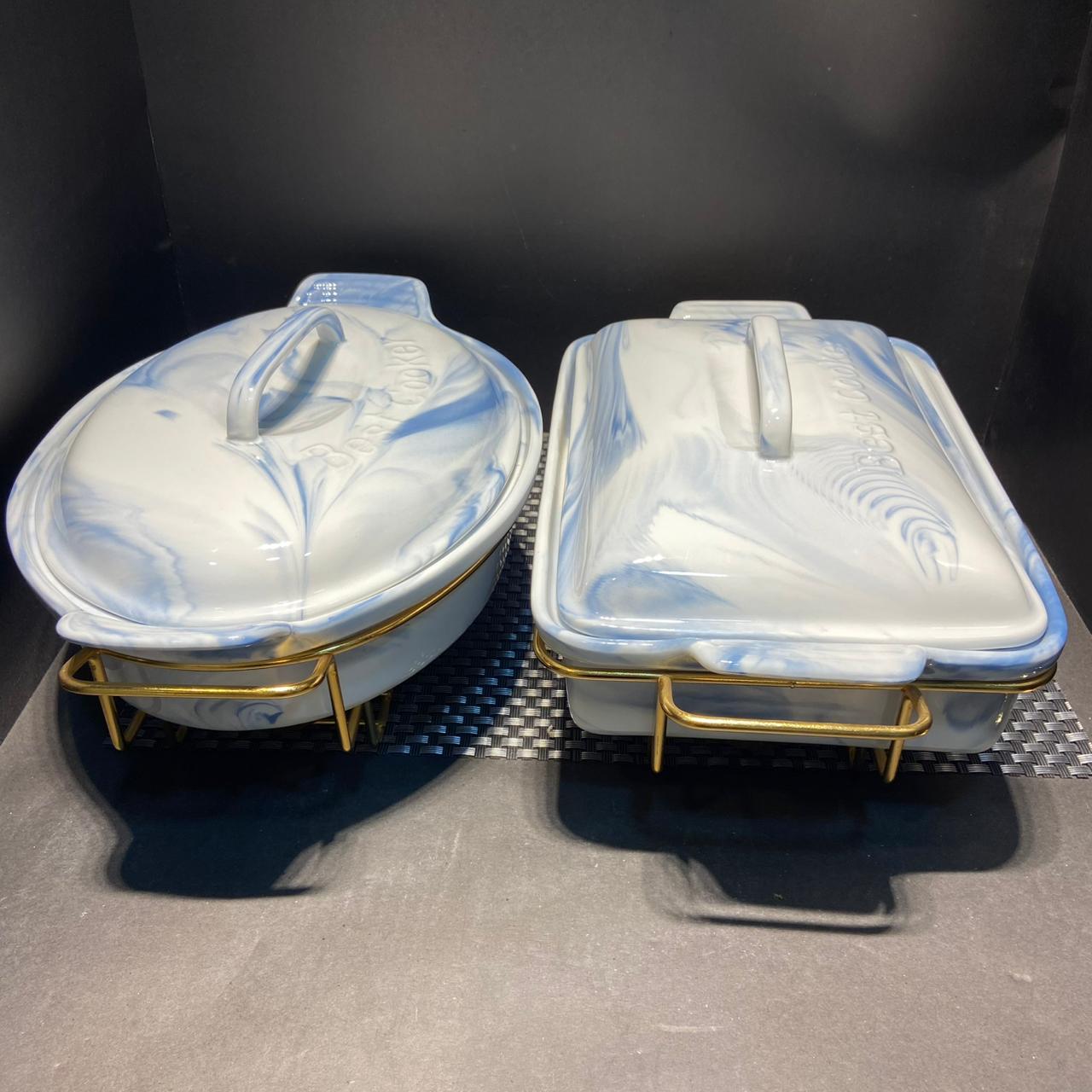 Porcelain Dish With Stand