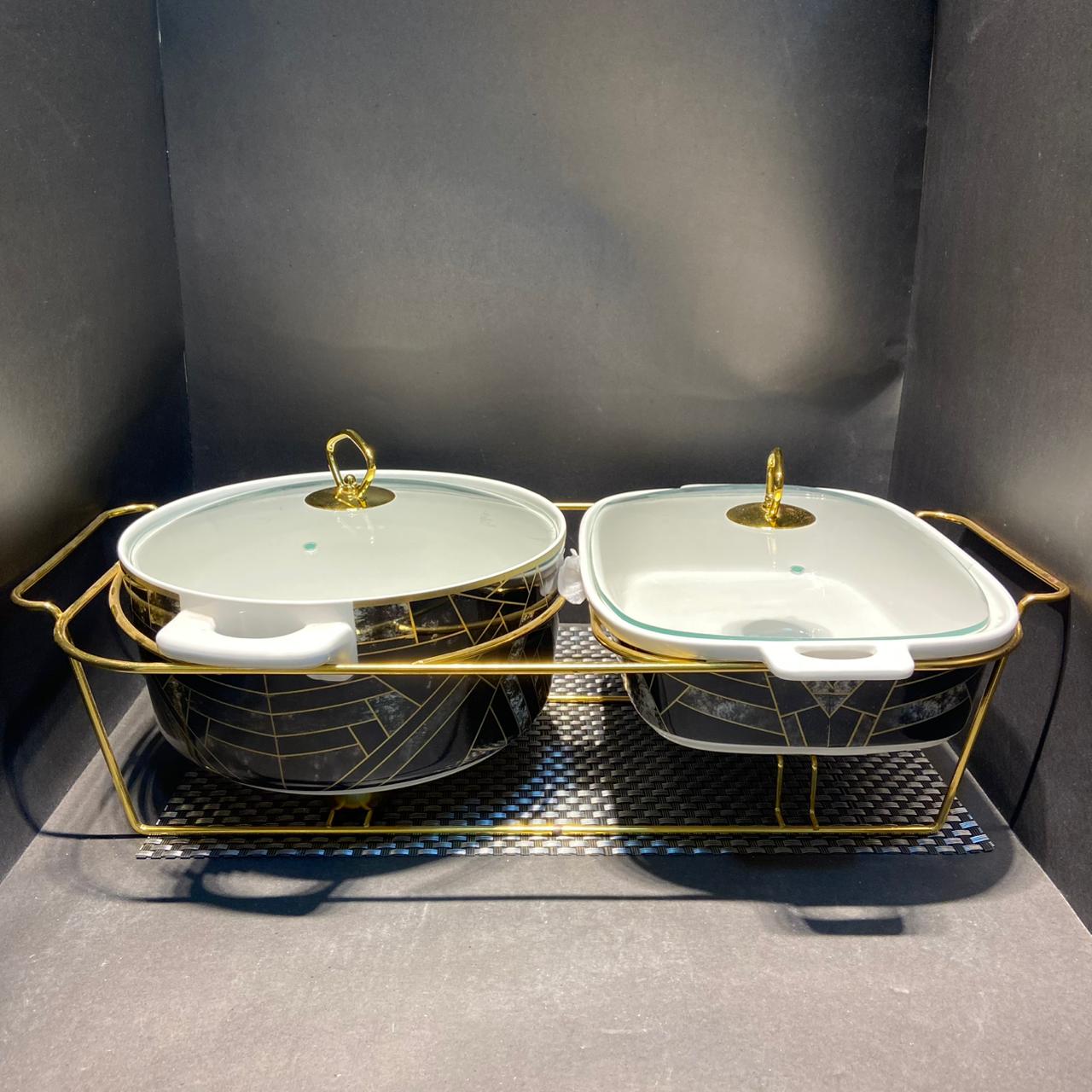 Buffet Dish With Stand