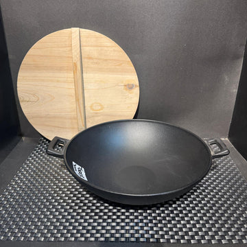 Cast Iron Karahi With Lid
