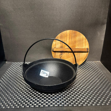 Cast Iron Karahi With Lid