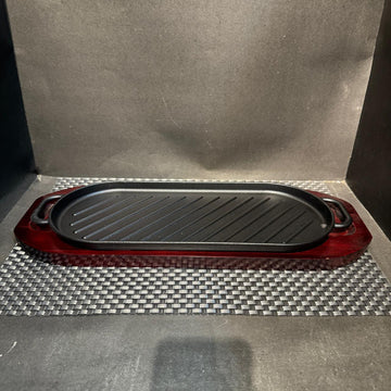 Cast Iron Oval Slim Sizzling