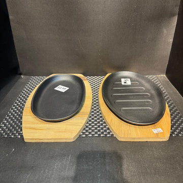 Cast Iron Oval Sizzling
