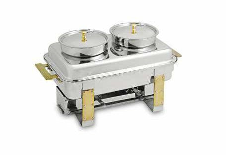 Pc Soup Rectangular Chaffon Dish