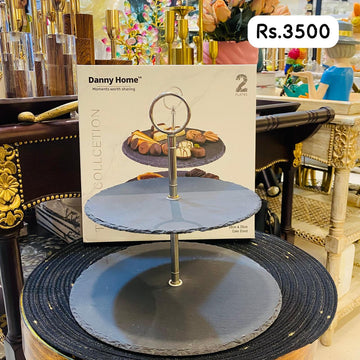 Slate Pastry Holder 2 Tier