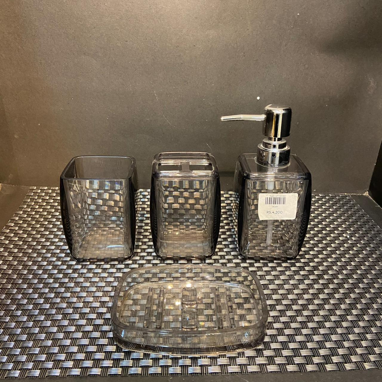 Acrylic Bath Set
