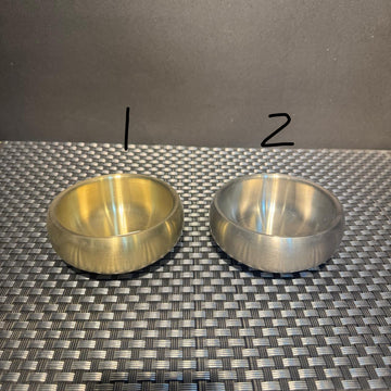 Ash Tray Golden + Silver