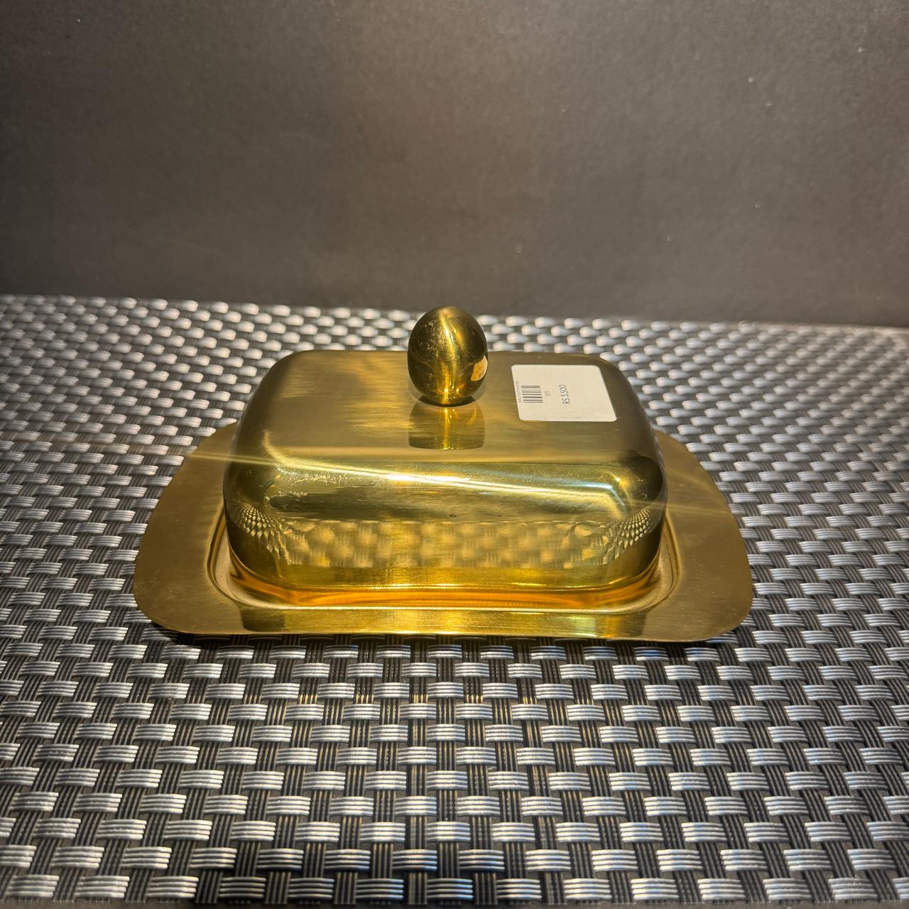 Golden Butter Dish