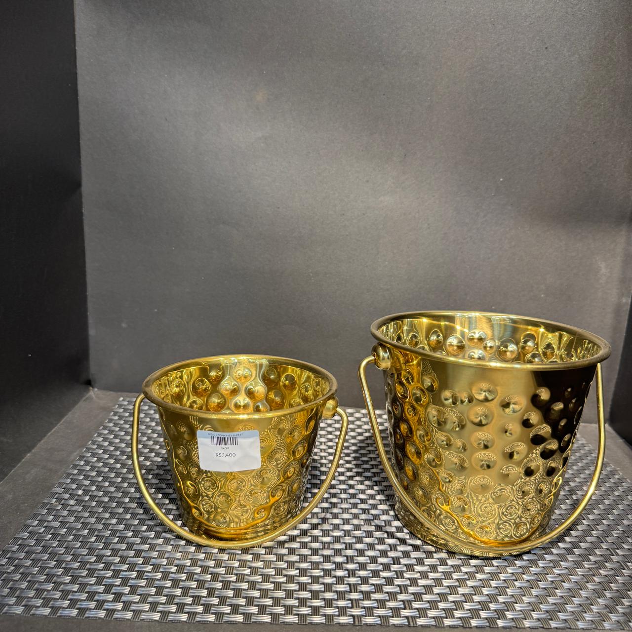 Golden Ice Bucket