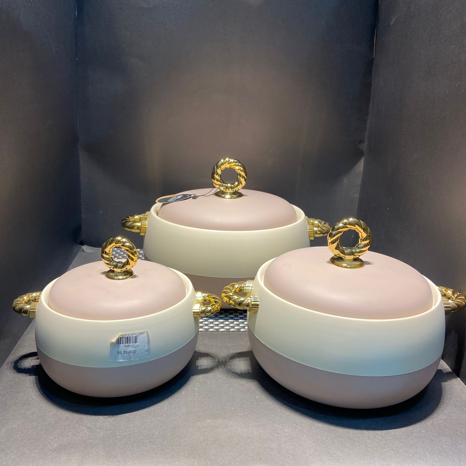 Set Of 3 Hot Pots