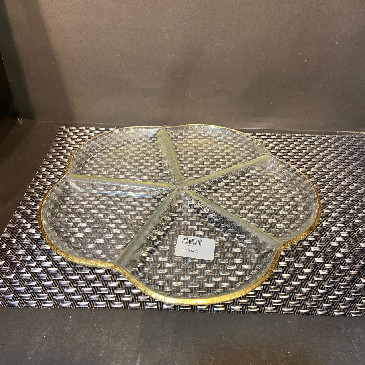 Glass Dry Fruit Dish