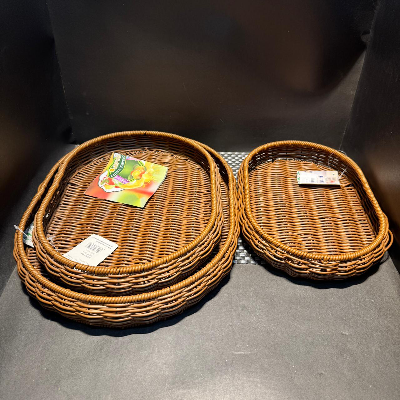 Bread Basket Flat Oval