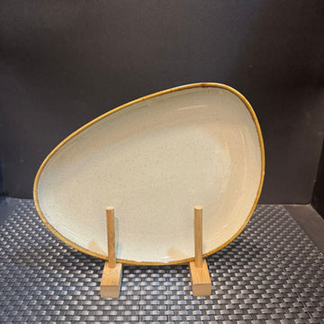 Porcelain Triangle Plate