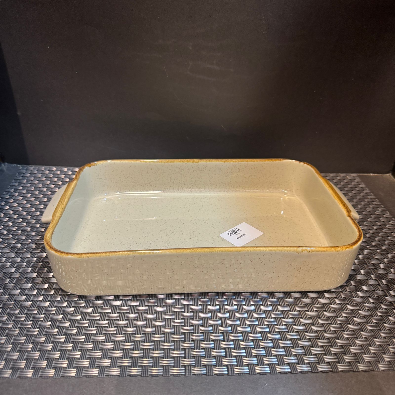 Porcelain Rect Deep Dish
