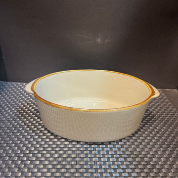 Porcelain Oval Deep Dish