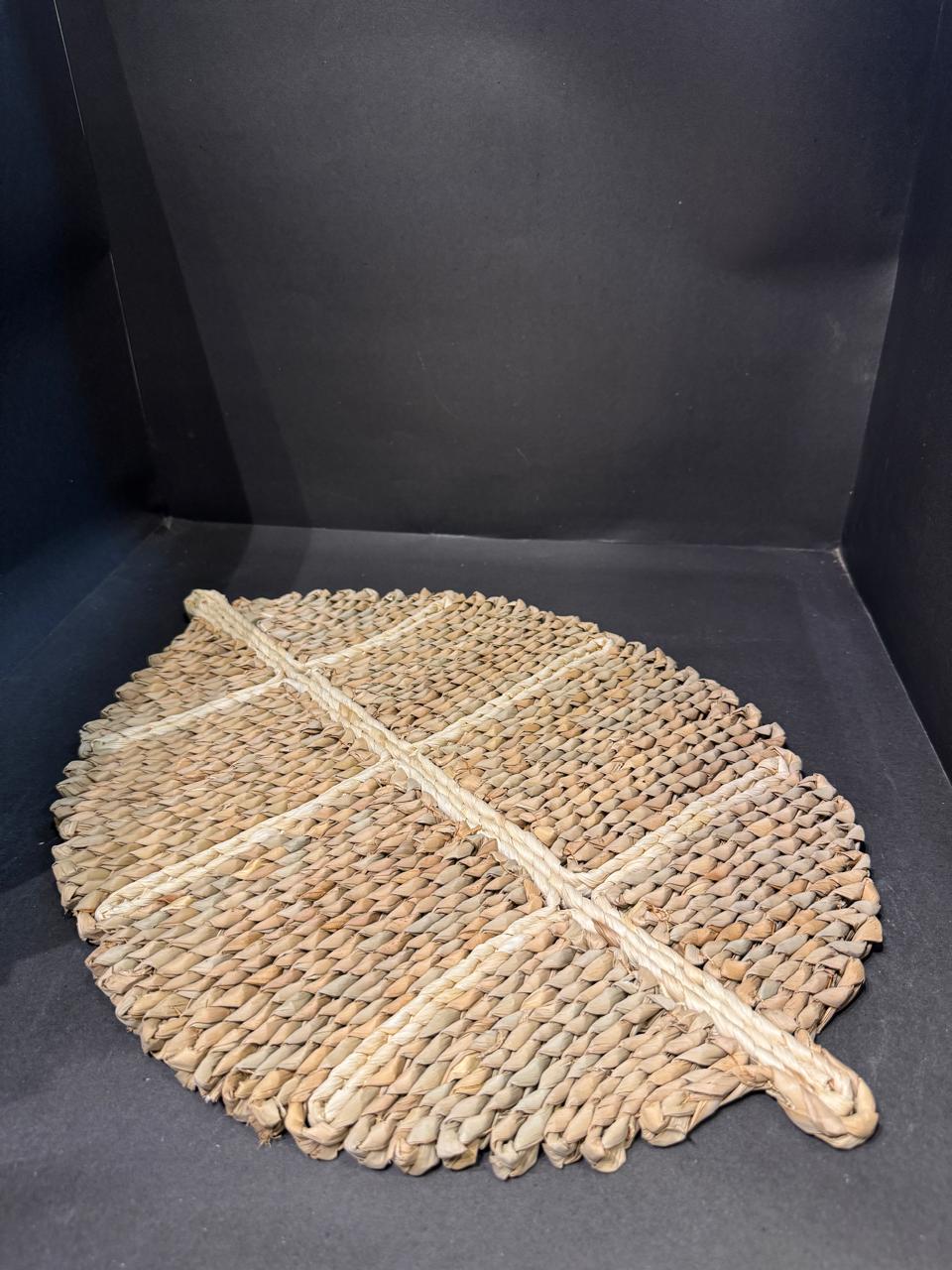 Leaf Cane Mat Large