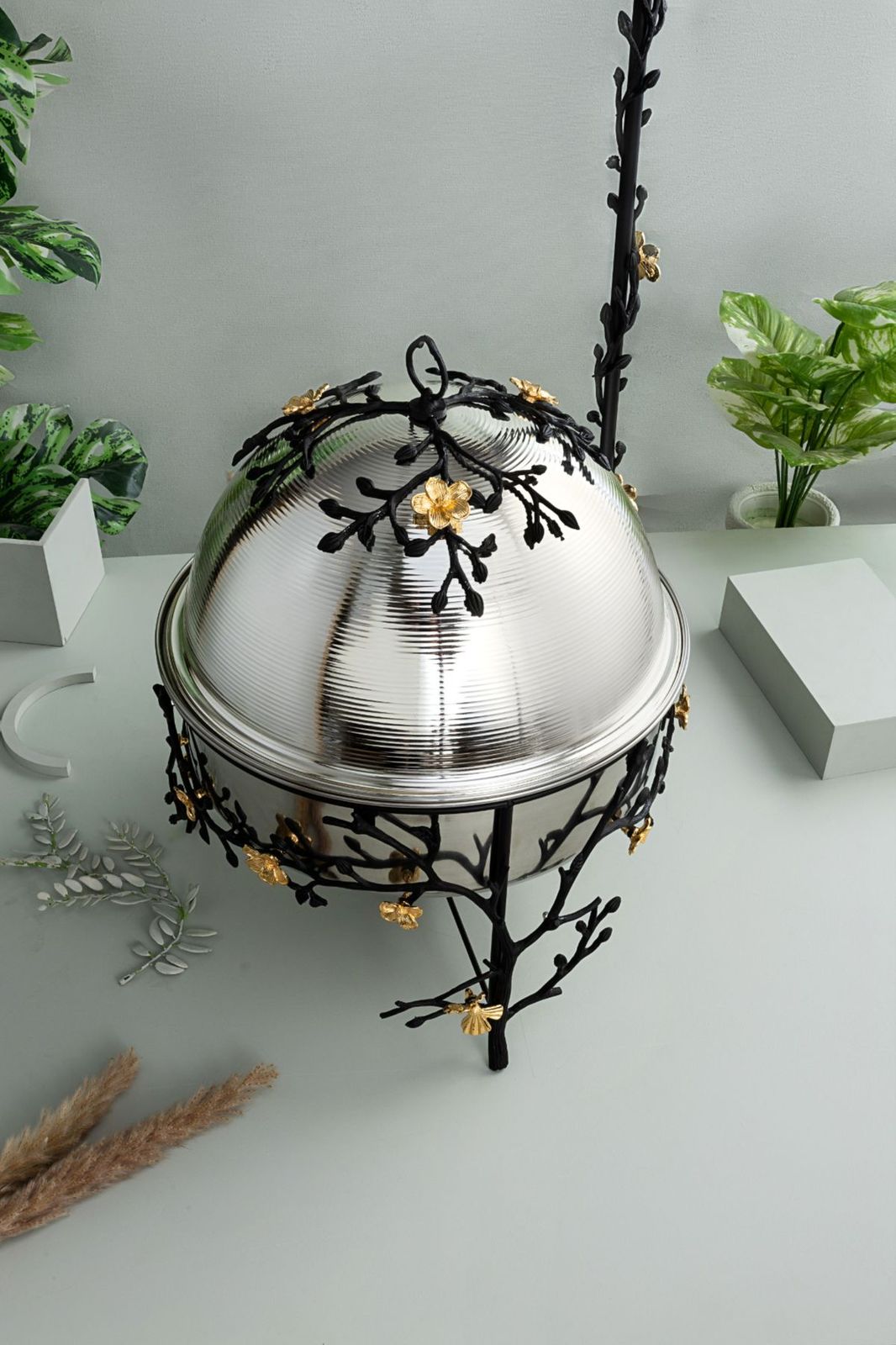Oak Chafing Dish