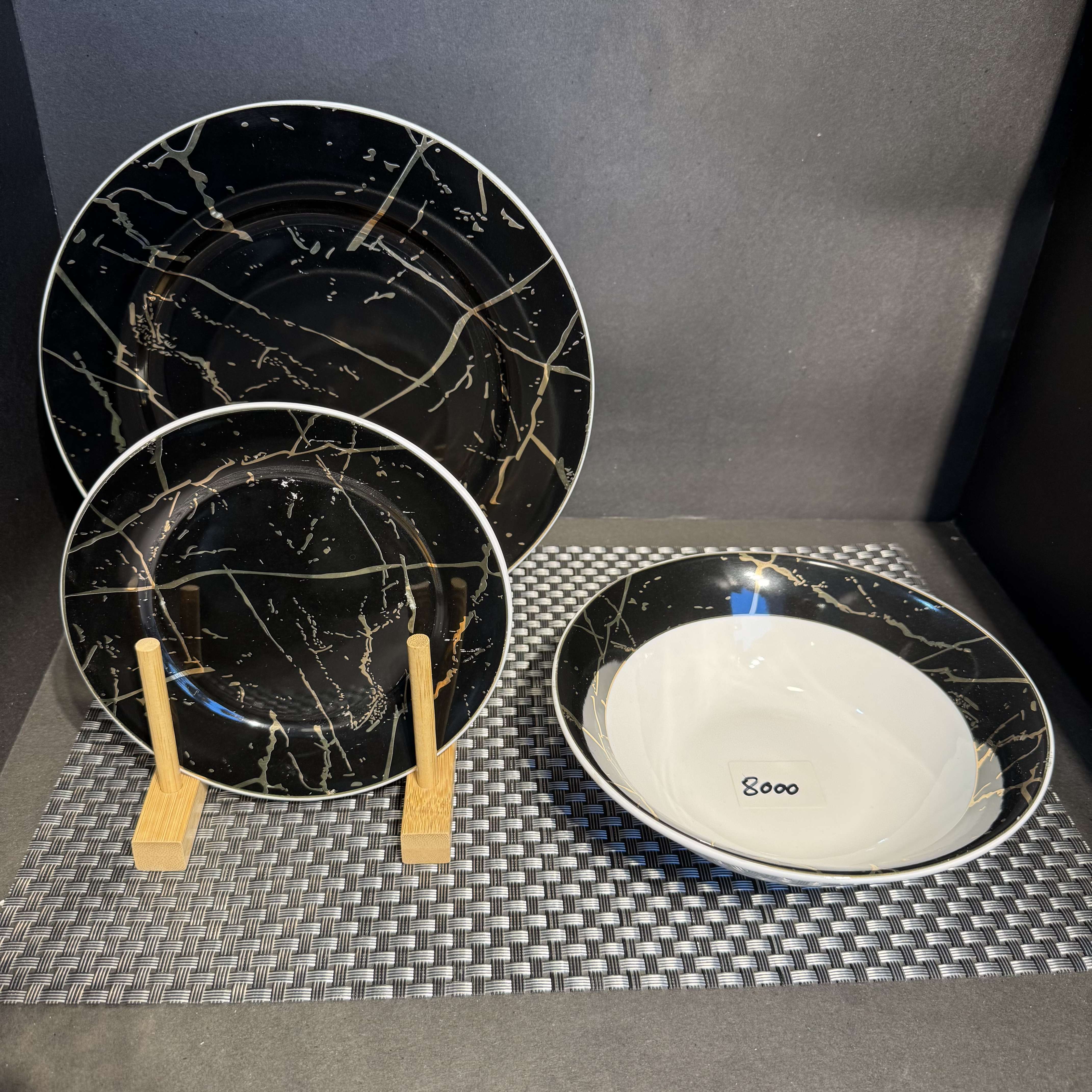 18/pcs Plate Set