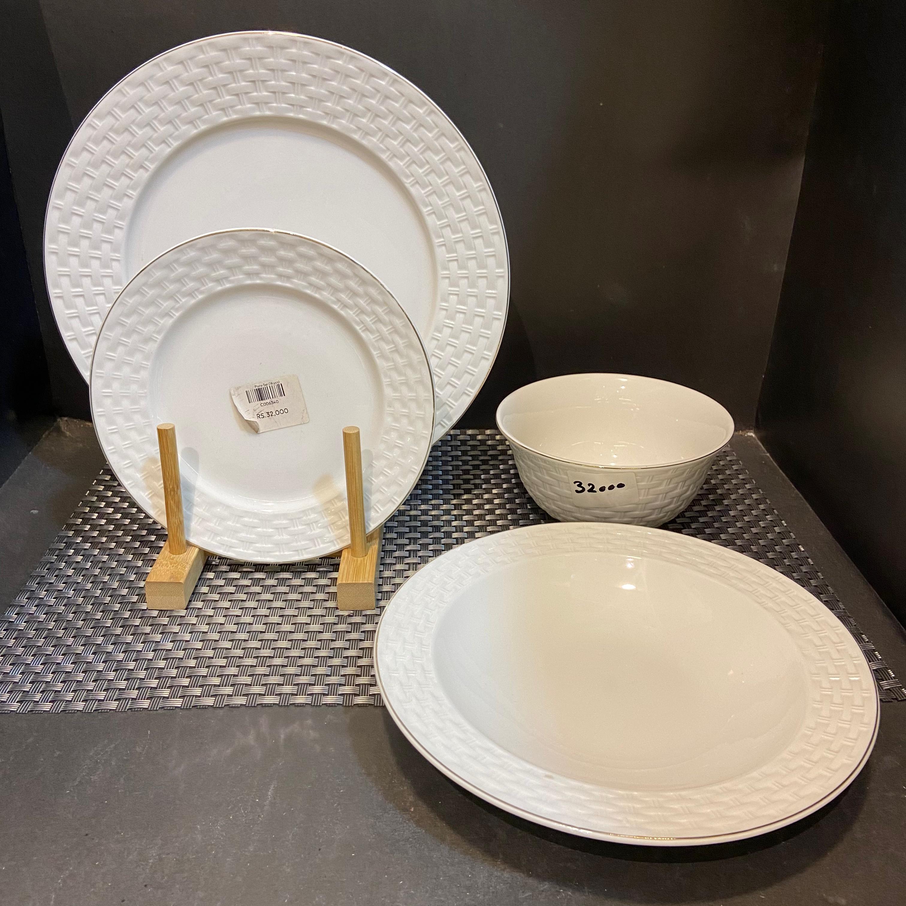 24/pcs Plate Set
