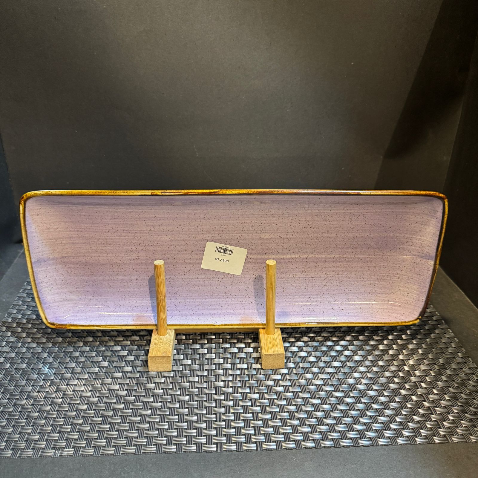 Porcelain Rect Silm Dish