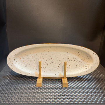 Porcelain Oval Dish Slim